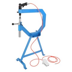 Industrial Pneumatic Planishing Hammer with Stand, Pedal & 1-3″ Anvils