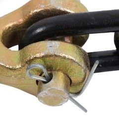 3,300 lbs G80 Transport Bundle Chain 1/4 Inch x 14 Ft with Clevis Grab Hooks