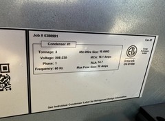 NEW CAPTIVE AIRE Make Up Air Unit Includes A/C Unit 220v 1 Phase