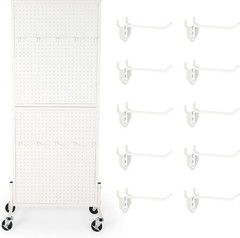 2X5Ft Standing Pegboard Display Peg Board Display Rack Pegboards Display Stand