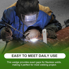 WG-5 Welding Wedge for Pipe Fitting, 5 Inch Steel Wedge for Welding Leveling, Pi