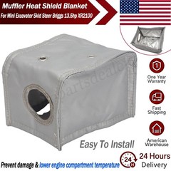 Muffler Blanket For Chinese Mini Excavator Skid Steer Briggs 13.5hp XR2100 420cc