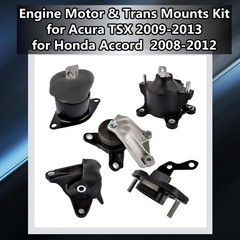 Weonefit 5PCS Engine Motor & Trans Mounts Kit Replacement for Acura TSX 2009-…
