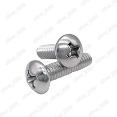 304 Stainless Steel Phillips Cross Pan Head Machine Screws 10# 12# 1/4 5/16 3/8