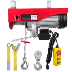 Electric Hoist 2200lbs Crane Winch with Wired Remote Control 1600W 110V