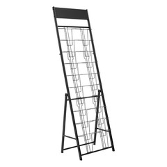 Uimoso 20-Pocket Magazine and Brochure Display Rack for Literature Organization