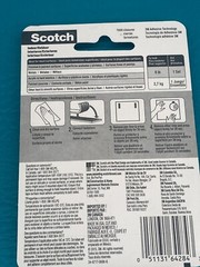 2 Packs Scotch Fastener 3M Indoor Outdoor Heavy Duty Hook & Loop Stick On 8 pcs
