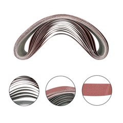 12 Piece 4″ x 36″ Sanding Belts 60 80 120 150 240 400 Grit Belt Sander Sandpaper