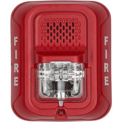 System Sensor P2RL 2 Wire Horn Strobe Sensor – Red
