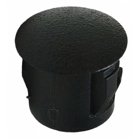 Hole Plug, Hole D 7/8 In, Blk, Pk25, 1Elw4
