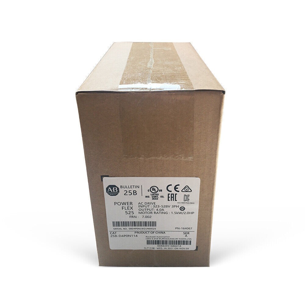 New Sealed AB 25B-D4P0N114 PowerFlex 525 1.5kW 2Hp AC Drive