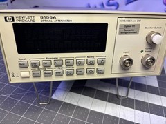 Hewlett Packard 8156A Optical Attenuator with option 0121.
