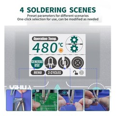 YIHUA 928DT-II 230W Auto Tin Feeder Soldering Station Dual Modes of Soldering