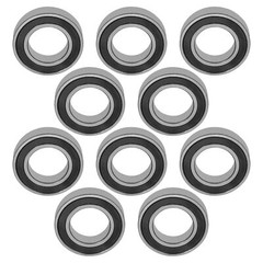 Caltric 69-22-2RS 69/22-2RS 69/22 Single Row Rubber Sealed Ball Bearings 22x39x9