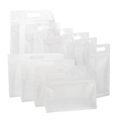 Multi-Size Mylar Frosted Matte Reclosable Stand Up Bag w/ Hang Hole