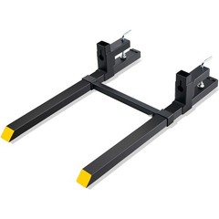 VEVOR Pallet Forks 2000/4000 lbs Bucket Clamp on Skid Steer Loader 43” 60”