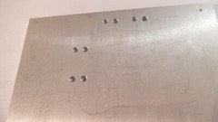Aluminum plate 10-1/4″ x 10-1/4″ x point 385″ thick polished 1 side
