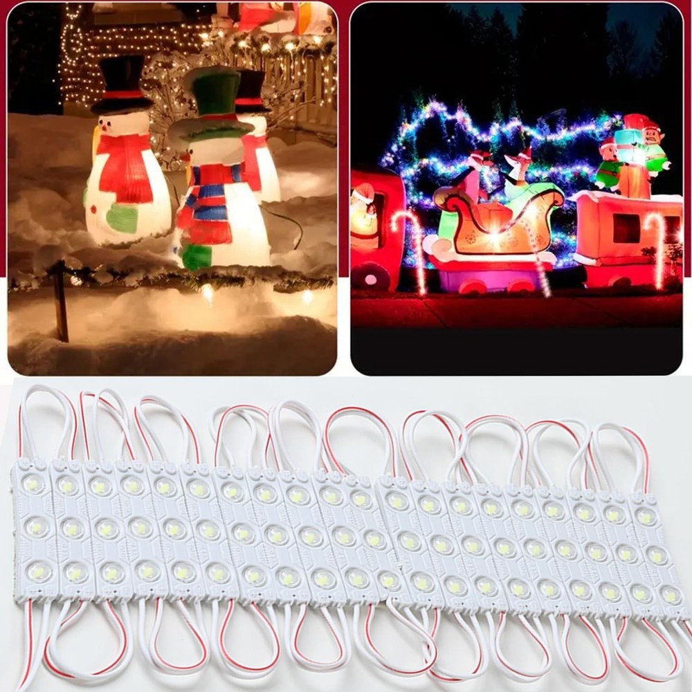 LED Module Light 6000k White 20pcs 2835SMD 150LM Per LED Waterproof Decorative