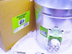 Durozone 7″ round HVAC motorized air control damper dampner 3 wire 24V AC RD-07