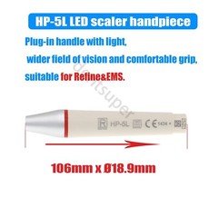 Woodpecker Scaling Perio Endo Tips EMS P1 Dental Ultrasonic Scaler LED Handpiece