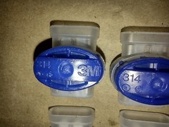 Lot of 50 Genuine 3M 314 Scotchlok Self Stripping Moisture Resistant Connector