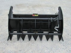 72″ Brush Root Rake Clam Grapple Attachment Fits Skid Steer Tractor Quick Attach