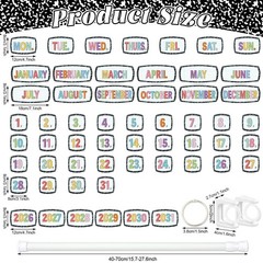 59 PCS Composition Notebooks Flip Calendar Bulletin Board Set 20262034 ORings