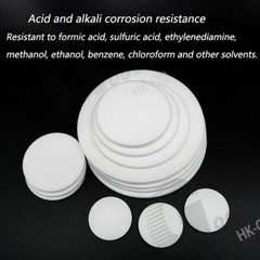 Diameter 5-150mm 10pcs Plastic PTFE Solid Discs Flat Round Pad Sealed Cushioning
