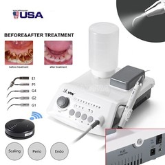 LED Dental Ultrasonic Piezo Scaler Handpiece Bottles Fit EMS Cavitron Woodpecker