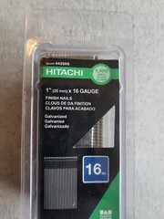 HITACHI 44200S 1 inch 1″ 25mm x 16 GAUGE FINISH NAILS 1000 count 1 Box NEW