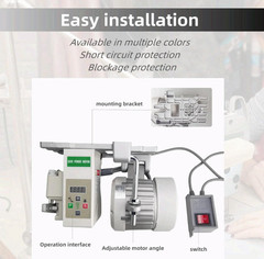 750W 1HP Servo Motor Sewing Machine AC110V Brushless Industrial