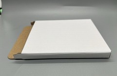50 PCS White Corrugated Cardboard CD Craft Mailer, 5.5″X5.0″X0.5″, Sturdy, JS87