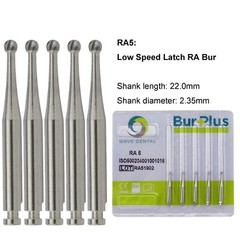 Wave Dental Carbide Bur Surgical Bur Round Latch RA 1 2 3 4 5 6 8 For Slow Speed