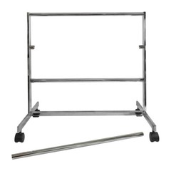31-1/2”L x 15′”W Chrome Finish 3 Bars Clothing Rack Garment Rack Retail Fixture