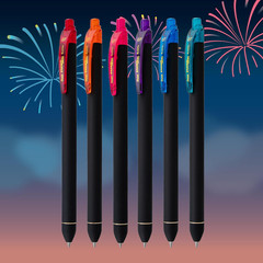 Pentel EnerGel Kuro Shades of Joy, Retractable Liquid Gel Pen, Assorted Ink Colo