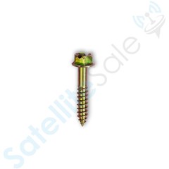 SatelliteSale Black RG6 Single Cable Grip Mounting Screw Clips 100 CT