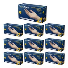 AMMEX GlovePlus Vinyl Gloves Small IVPF42100 Powder Free Industrial Case of 10
