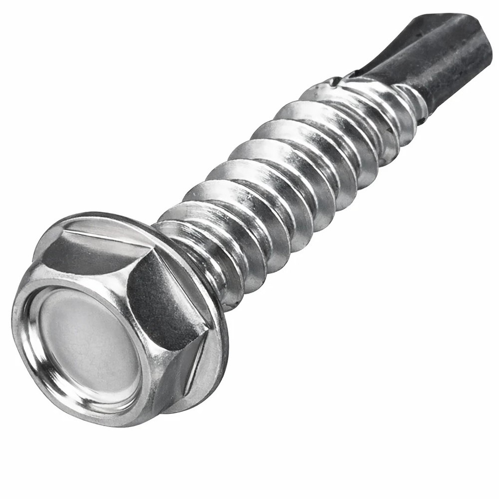 BULK BOX! #10-16×7/8″ Ind Hwh UNSLOT,#3PT Self Drilling Screws Stainless 3000pcs