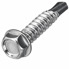 BULK BOX! #10-16×7/8″ Ind Hwh UNSLOT,#3PT Self Drilling Screws Stainless 3000pcs