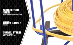 Spool Dispenser Coil Wire Untangler Electrical Romex Spinner Reel MC Unroller ME