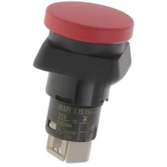 1pcs emergency stop push button switch black collar model 1.15.154.006/030 #hj
