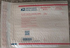 United States Postal Service Priority Mail Flat Rate Padded Envelope USPS New