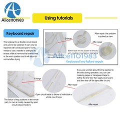 0.4/0.7/1ML Solderless Silver Conductive Wire Paste Glue PCB Electronics Repair