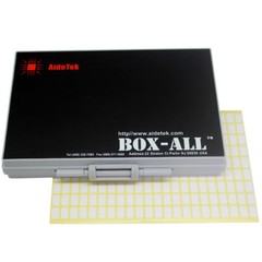 BOX-ALL enclosures 144 space w/ lids labels SMD SMT resistor Organizer 0805 0603