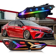 New Front Rear Lights Toyota Camry 2018-2024 Triple Beam 8th Gen SE LE XSE HR+1R