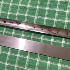 The L.S. Starrett Co. No 385 24 in Metal Straight Edge Rule, Unmarked