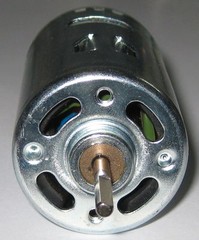 RS-550 Motor – 12 VDC – 20000 RPM – High Speed 550 Hobby Motor w/ Long D Shaft