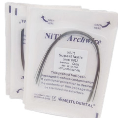 Dental Orthodontic Niti Arch Wire Super Elastic Natural Nature Form Round