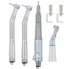Dental High & Low Speed Handpiece Kit 4 Holes Standard Wrench Single Water Spary