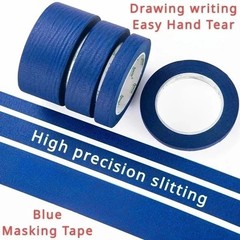3 Rolls Blue Painter’s Tape 2 Inch x 60 Yards 5.5 Mil Masking Tape Clean Removal